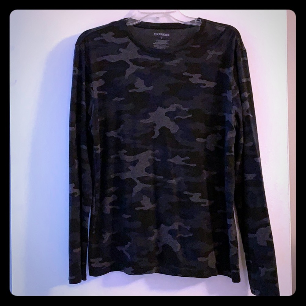 Express Long Sleeve Camo T-Shirt